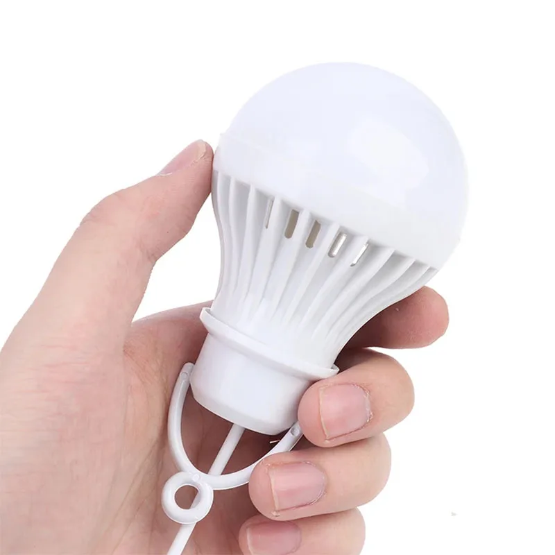 5W/7W 5V USB Powered Portable Compact LED Camping Lantern Super Bright Mini Bulb Book Light for Outdoor Reading Study A6