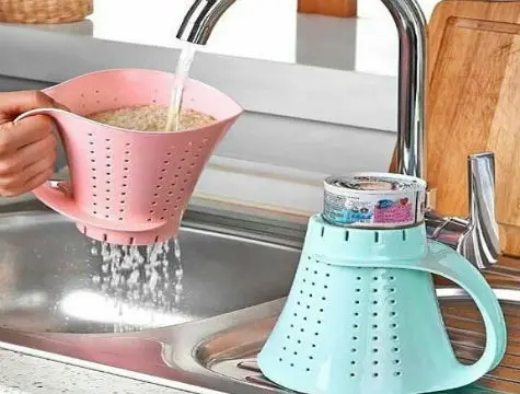 Pitcher Shape Rice Wash Strainer