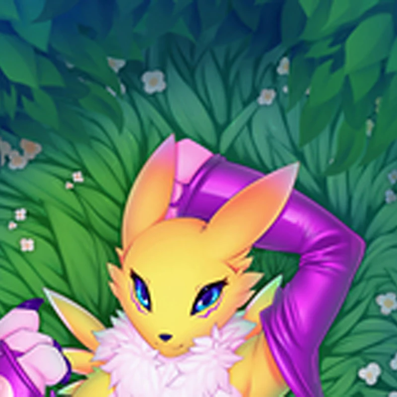 

Anime Dakimakura Pillow Case Renamon Sexy and Busty Beautiful Girl Double-Sided Halloween