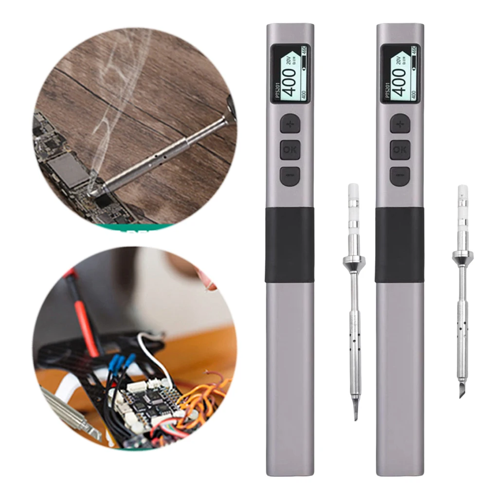 PD100W Digital Soldering Iron Kit Adjustable Temperature Smart Electric Soldering Iron Portable Welding Station Repair Tools