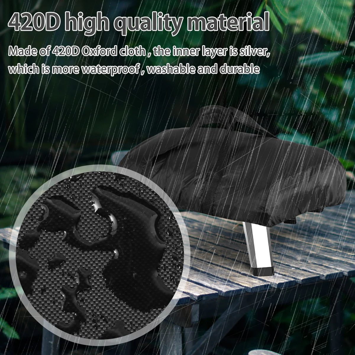 Pizza Oven Carry Cover Outdoor Oxford Cloth Waterproof Pizza Oven Cover Portable Pizza Oven Cover Outdoor Protective Pizza Oven