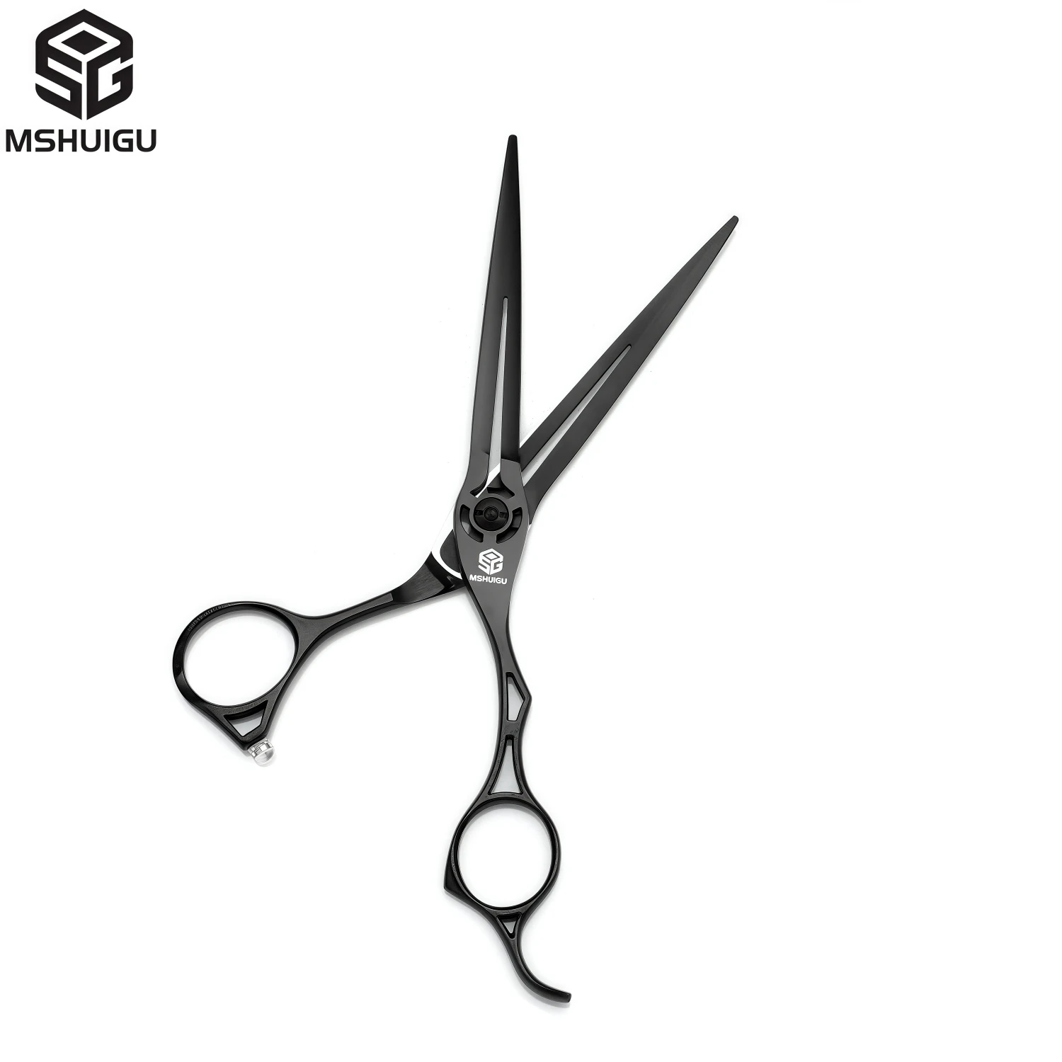 Professionelles Haarschere-Set aus 440C Edelstahl, 6, 6,5, 7 Zoll Schneidescheren, 6/6,5 Zoll 25-30% Effilierschere für Friseursalon – Detail 24