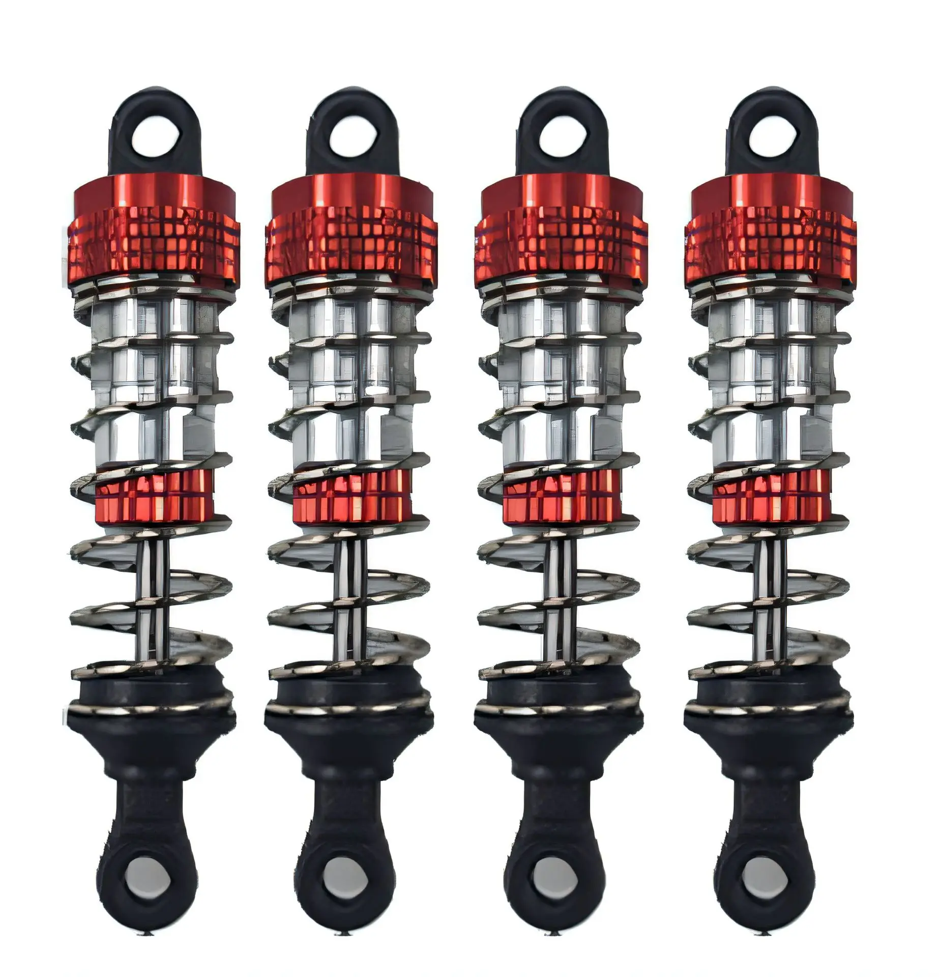 2 Pcs Aluminum Metal Front&Rear Shock Absorber For 1/14 WLtoy 144001 1316 RC Car Crawler Short Course Truck Upgrad Part