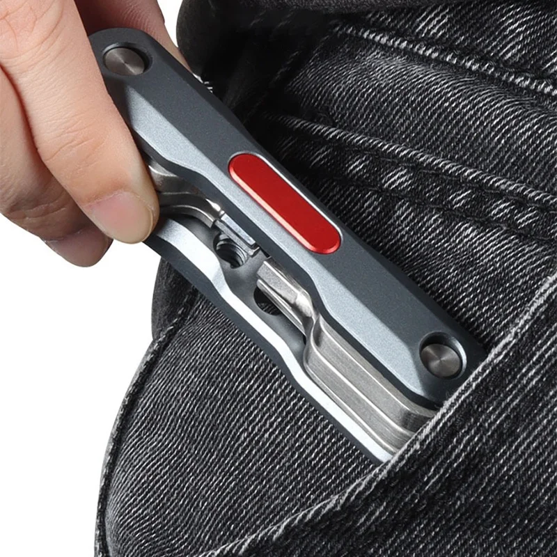 카메라 육각 키, 접이식 메트릭 육각 키 세트, 비디오 카메라 및 짐벌 작업용 6 가지 기능 도구 포함