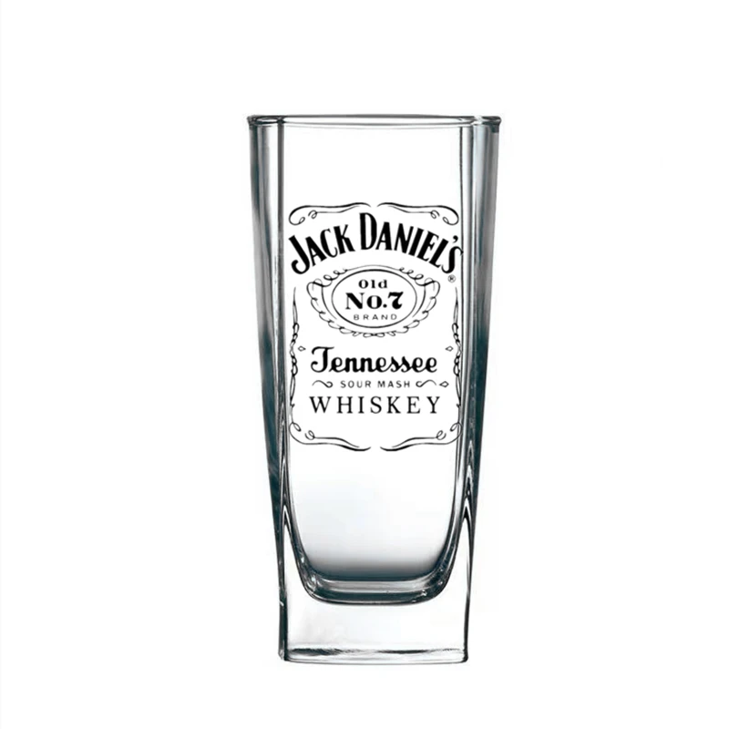 زجاج ويسكي شفاف على الطراز الأمريكي زجاج كحول الخمور زجاج البيرة زجاج سميك مقاوم للحرارة خالي من الرصاص #3