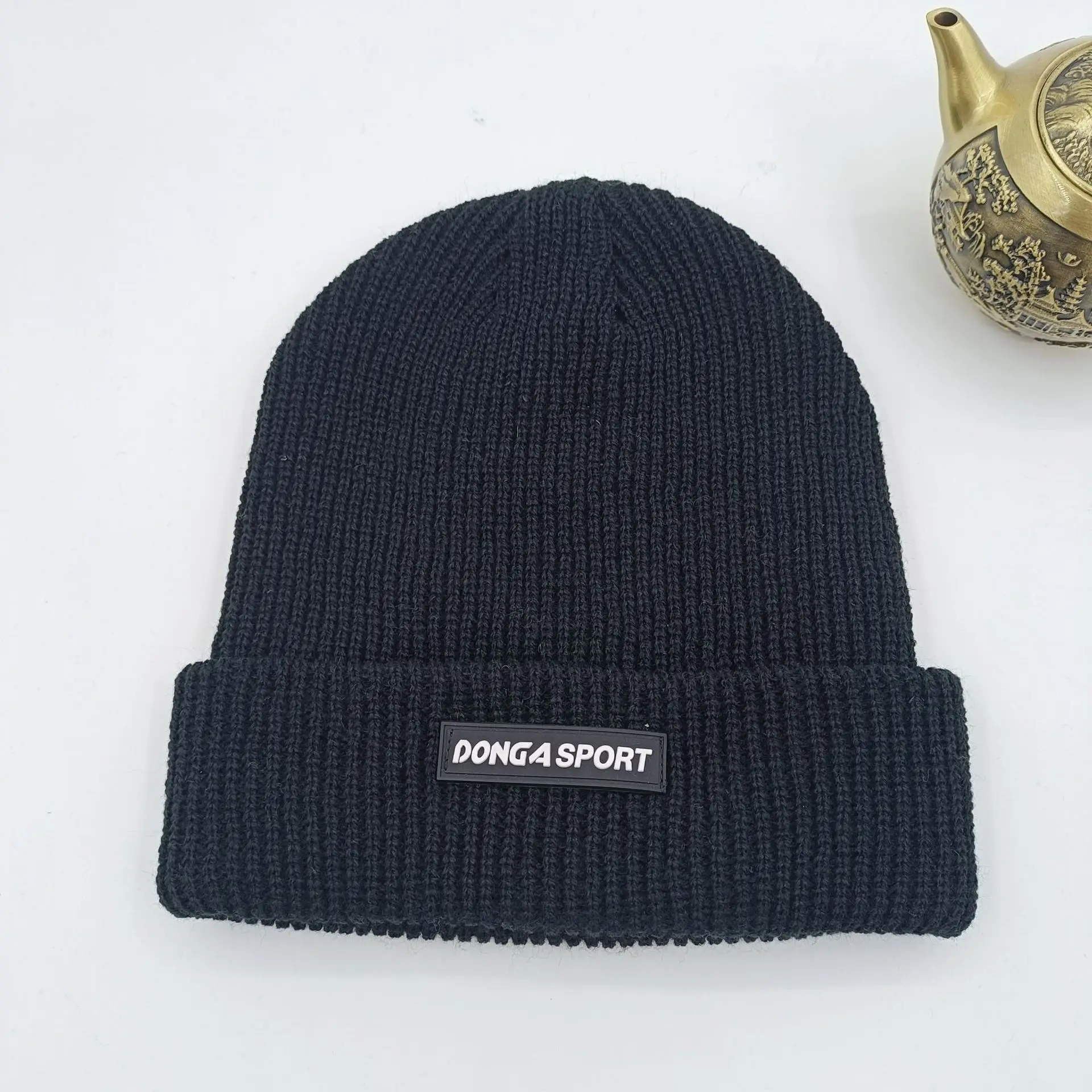 Neue Strickmütze, Strickmütze, dick und warm, für Paare im Herbst und Winter, Hip Hop, trendige Mütze, Unisex – Detail 7