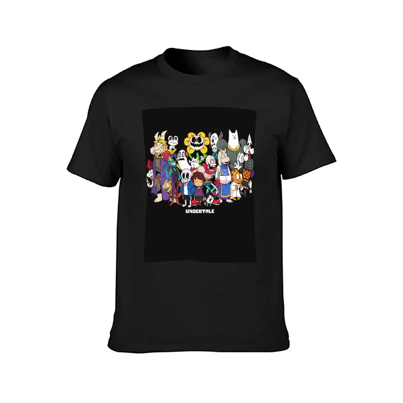 Undertale - All characters T-Shirt anime tshirt quick-drying for a boy t shirts for men pack