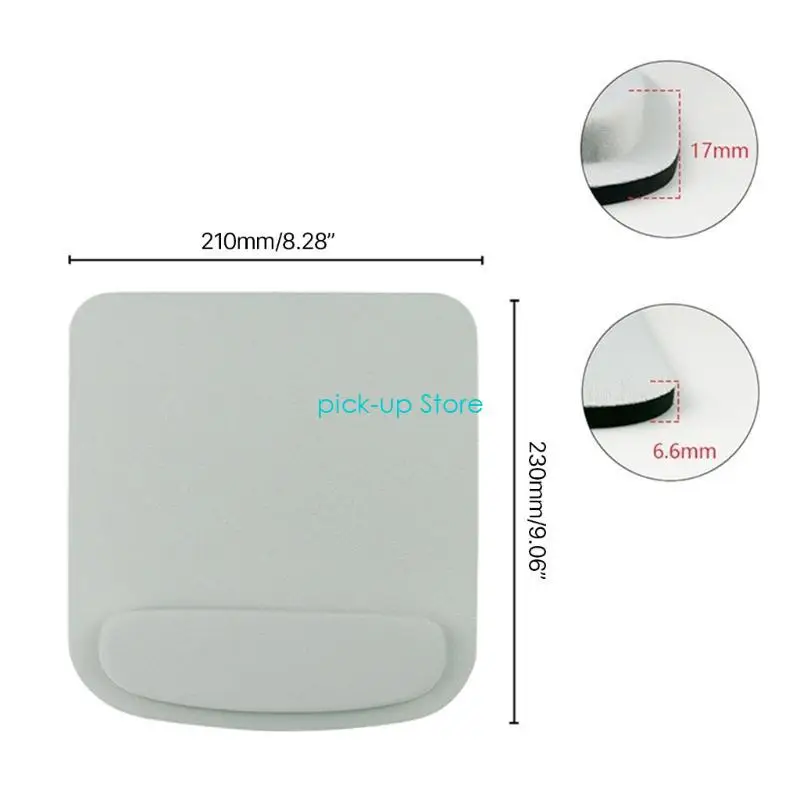 Q5WA 손목이있는 인체 공학적 마우스 패드는 패드 게이머 게임 노트북 액세서리를 지원합니다.