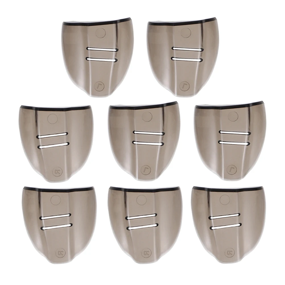

4 Pairs 17mm Brown Large TPU Glasses Side Shields Protective Eyeglasses Wings Anti Wind Splash Proof Durable Safety Accessories