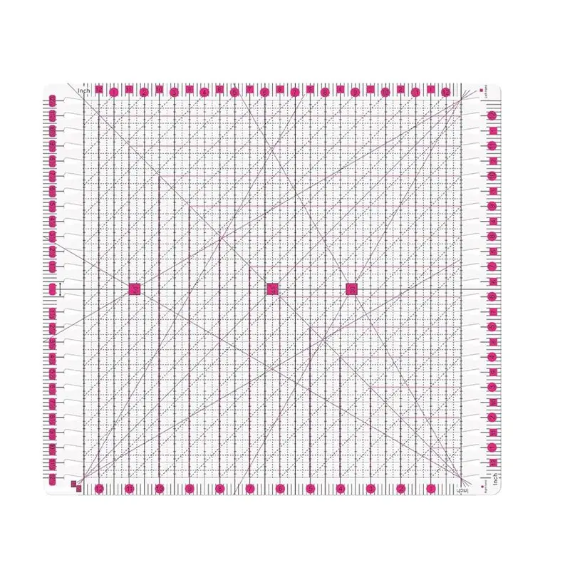 

ABRE-Quilt Strip Rulers For Fabric-For Quilting Ruler-12.5 X 12.5" Slotted Rulers For Quilting And Sewing Precision Cutting