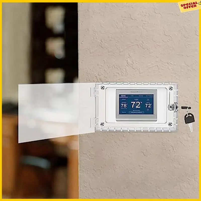 

A25P Универсальный термостат с замком Универсальный кодовый замок Прозрачный акриловый термостат с предохранительным замком Прочный