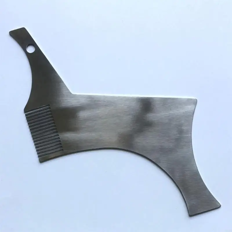 U0DE-peine para forma a barba, herramienta moldeadora barba con peine simétrico