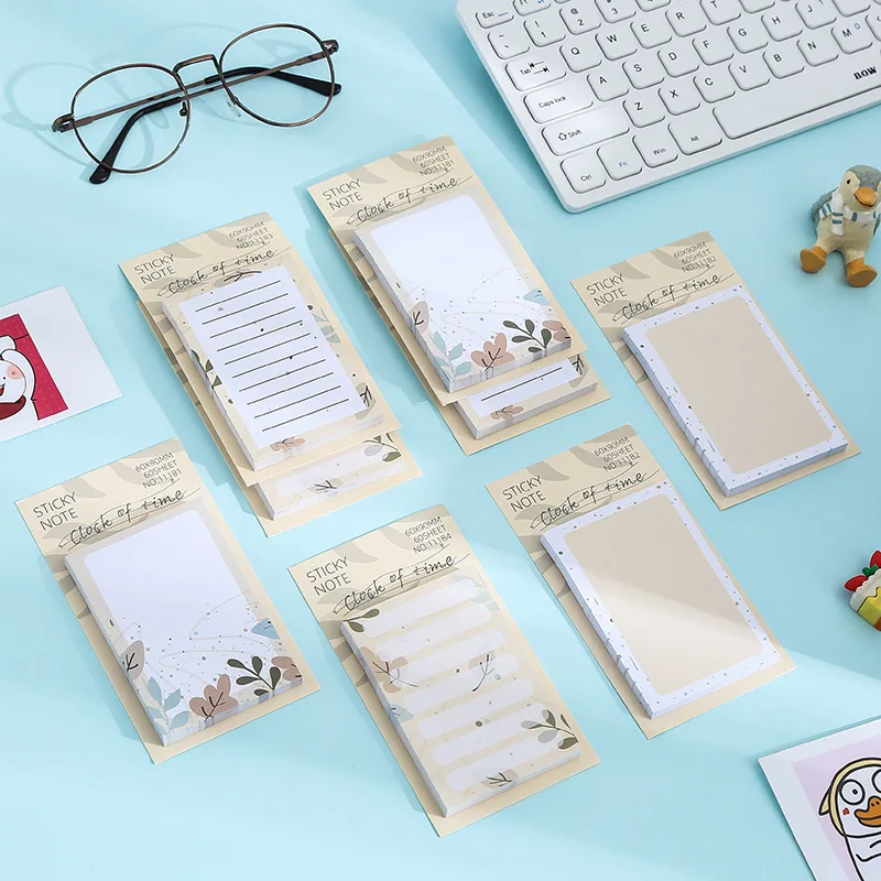 INS Clock Of Time Wind Note Book carta adesiva quaderno per appunti per studenti Creative N Times Paste CYBQ287