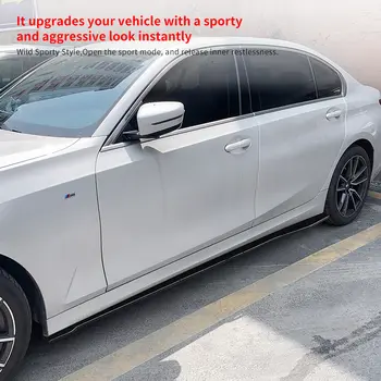 適用於BMW3系列G20 G28 330i 320i 325i 2019-2023款的汽車側裙延伸擾流板,碳纖維外觀配件 10 最佳銷售 BMWG20側裙 - №1
