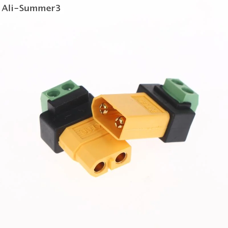 XT60 Male Female To 2Pin Terminal Adapter Solderless Charging Connector For UAV Balance Charger Solar Panel Model Devices
