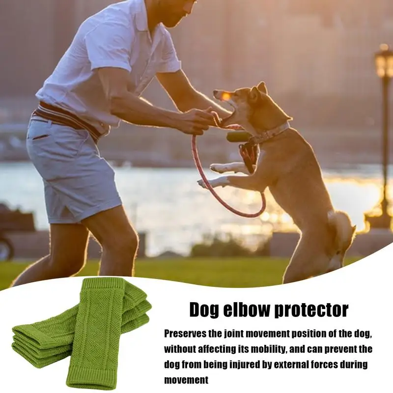 Pet Sports Sheath Anti-Dirty Dog Outdoor Leg Cover Sports Protective Sock Cover Dog Leg Guard Elbow Support Wrap, Pet Elbow Prot