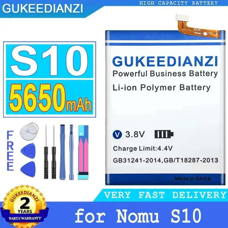 

5650Mah For Nomu S10 S 10 Stable Mobile Phone Battery