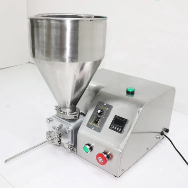 China Manual Bread Biscuit Donut Cream Filling Injector Injecting Machine Cream Jar Filling Machine