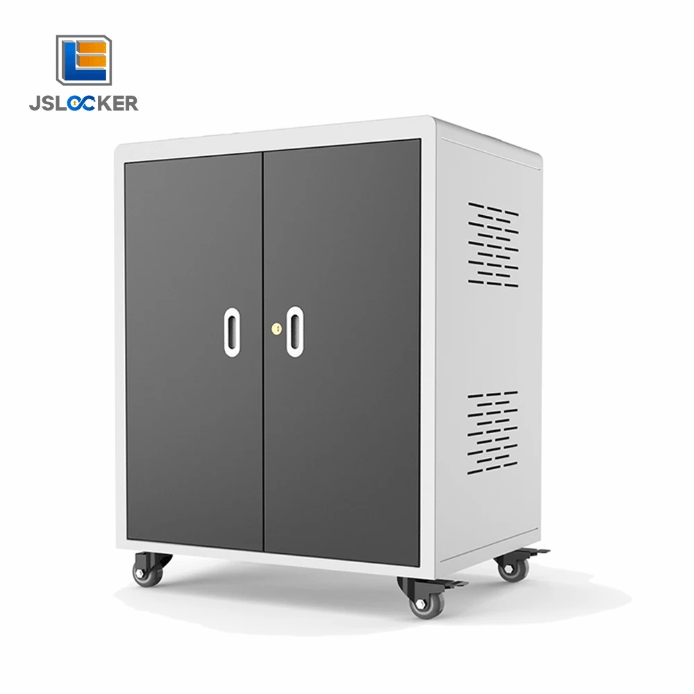

High Quality Double Open Charging Trolley Cabinet Portable Charging Cabinet for Laptop