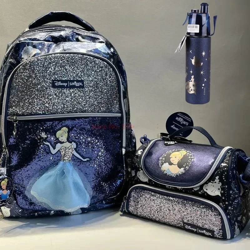 

Genuine Australia Smiggle Backpack Deep Blue Cinderella Series School Bag Anime Backpack Student Gift Separate Purchases