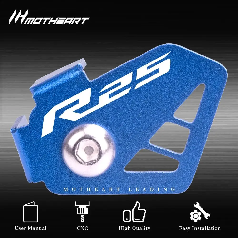 Motorcycle ABS Sensor Cover Guard For YZF-R25 2014-2023 Front Rear Wheels Sensors CNC Aluminum yzf-r25 Accessories