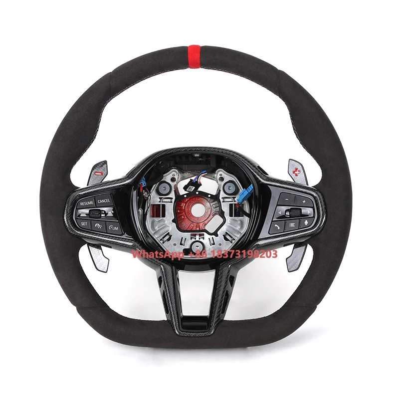 

Upgrade LCI Half for Alcantara Leather M Steering Wheel for F80 F82 F90 G20 G30 G42 G80 M8 M3 M4 M5 430i M430i M440i M240i M140i