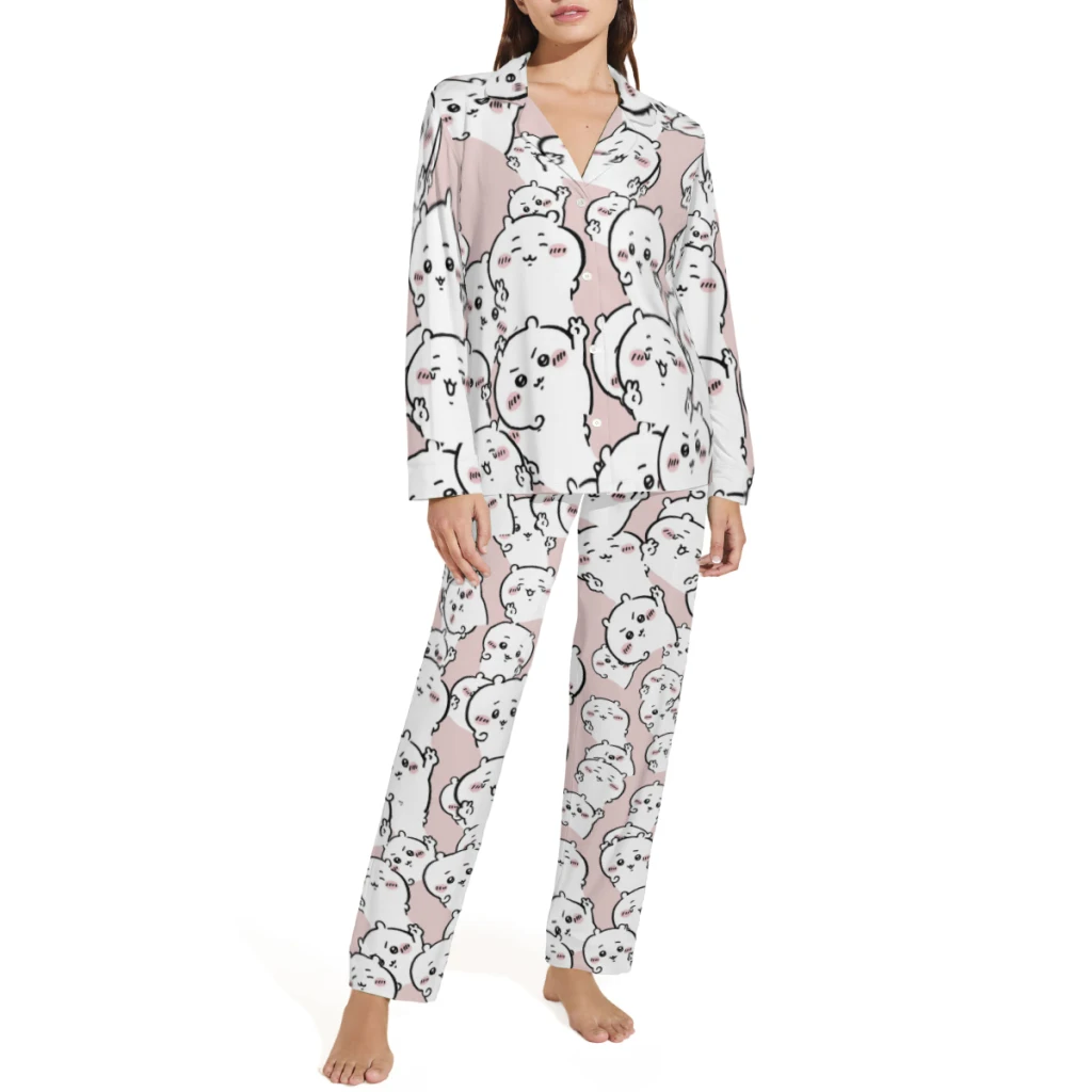 Chiikawa White pajamas, Minso's selected patterns, cute style