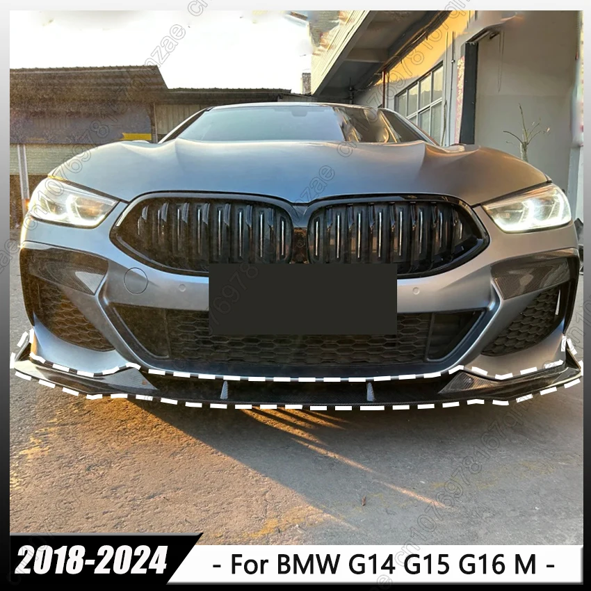 

3 шт. передний бампер, сплиттер, спойлер, диффузор для BMW 8 серии G14 G15 G16 M-Sport 840i 840d M850i 2018-2024, комплекты тюнингового кузова