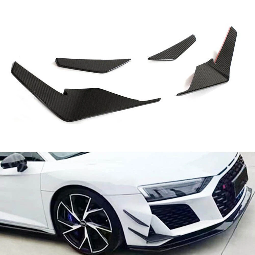 

Real Dry Carbon Fiber Bumper Side Wing/canard Body Kits Trim Car Parts Auto Accessories for Audi R8