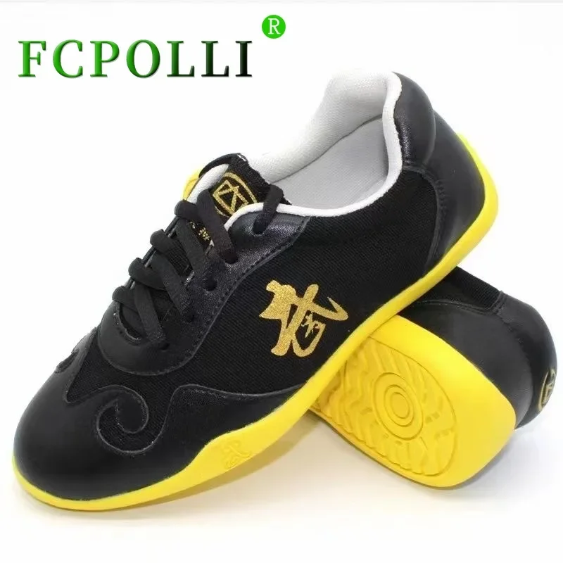 Professional Kungfu Shoes for Unisex Black Red  Martial Arts Shoes Men  Women Comfortable Wushu Shoe Couples Brand Taiji Shoes