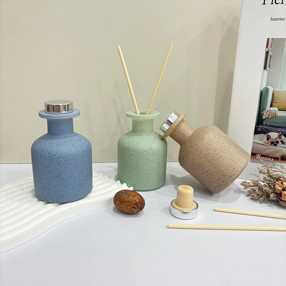 120ML spray point big belly bottle fireless aromatherapy empty glass bottle rattan volatilization room