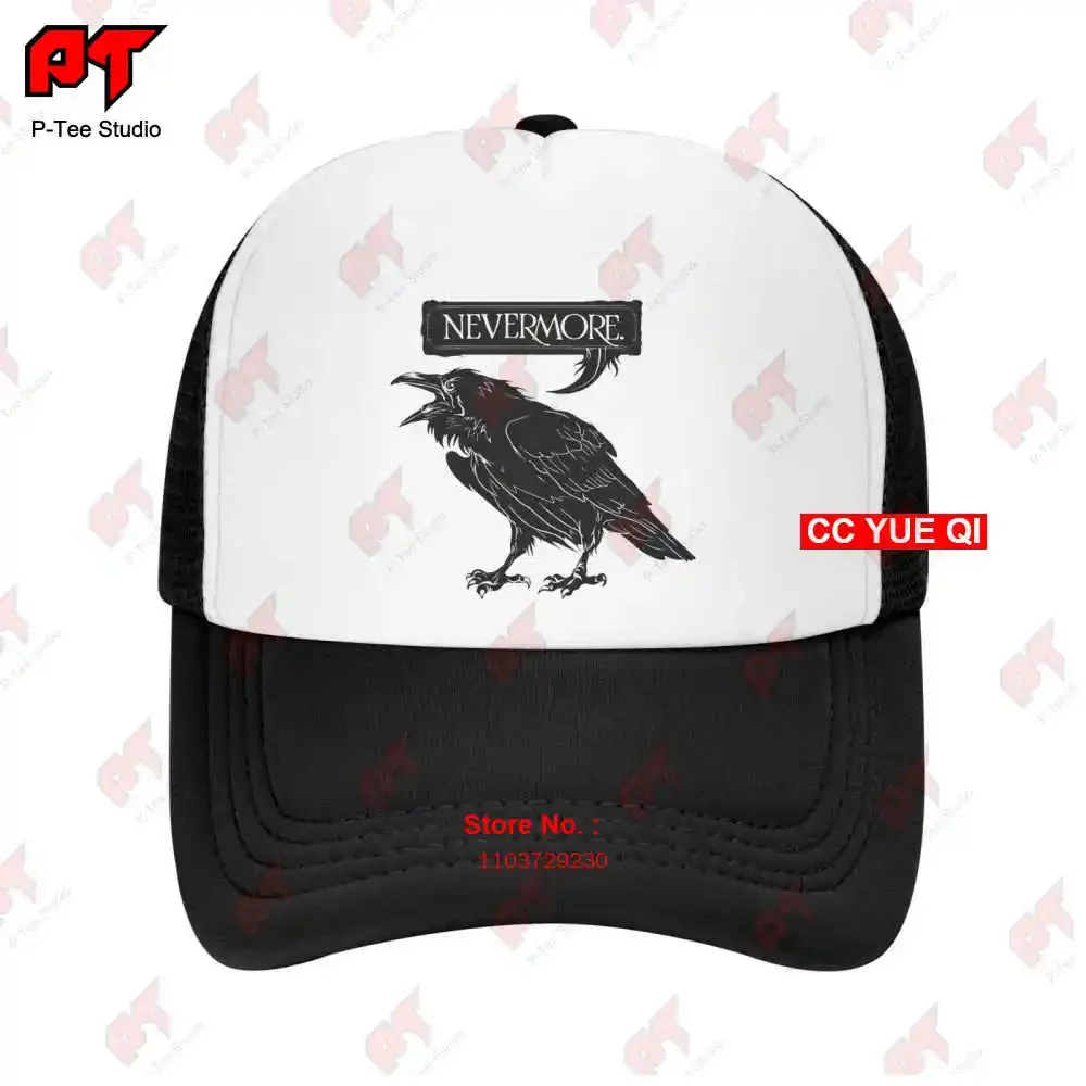 Edgar Allan Poe Nevermore Raven Baseball Caps Truck Cap RLMI