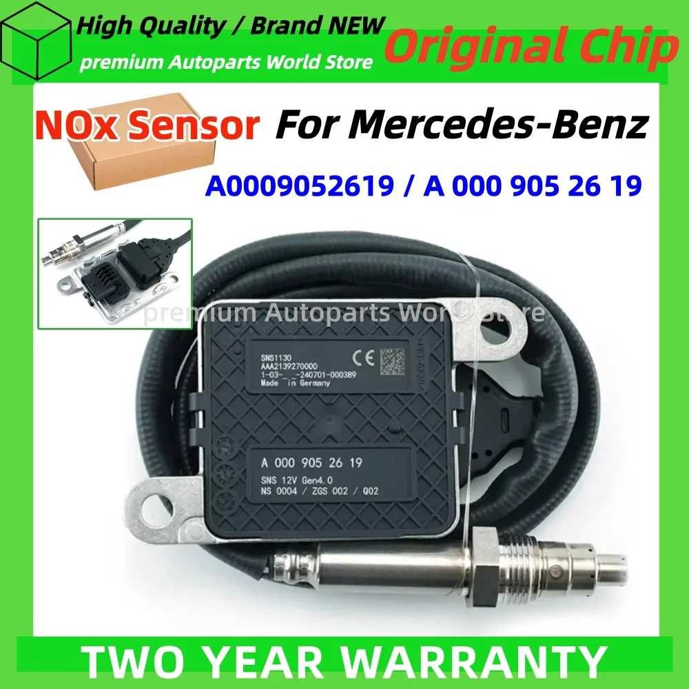 

A0009052619 A 000 905 26 19 NOx Sensor For Mercedeces Benz SLK R172 ML/GLE W166 C292 GL GLS X166 /C W205/E 213 238 Sprinter 906