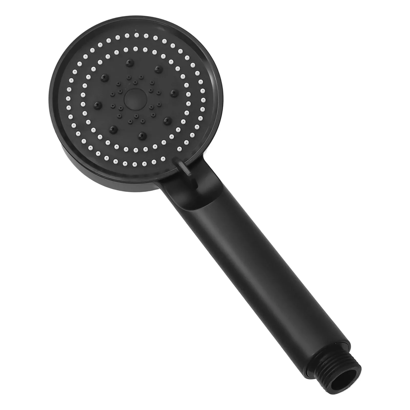 Hand Hold Shower Head Bathroom Black Hand Shower Head High Pressure Shower Head Set Upgraded Fixed Support Type Round