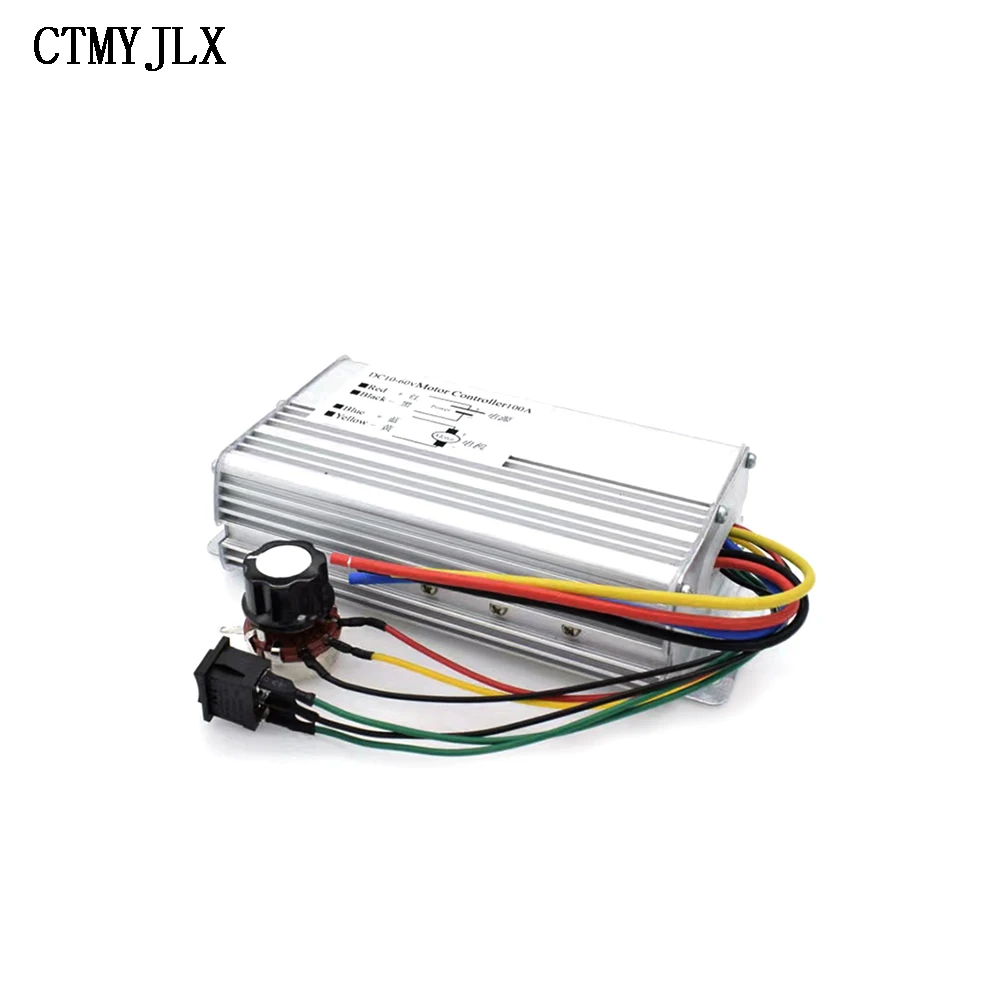 70A DC Motor Speed Controller DC 12V-60V Reversible PWM Control Forward Reverse Switch PWM Motor Controller Board