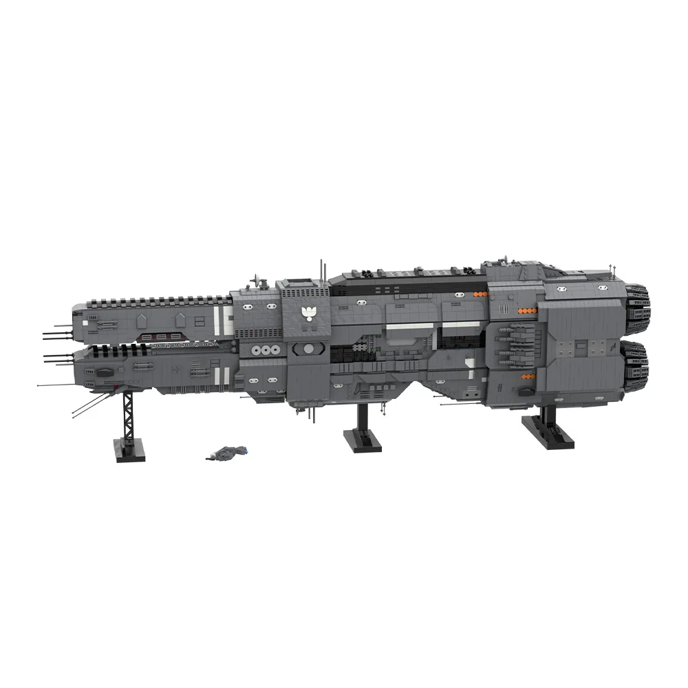 

Gobricks MOC Artemis Class Battlecruiser Building Blocks Model UNSC Artemis Agrotera Spaceship Bricks Assembly Toys Kids Gifts
