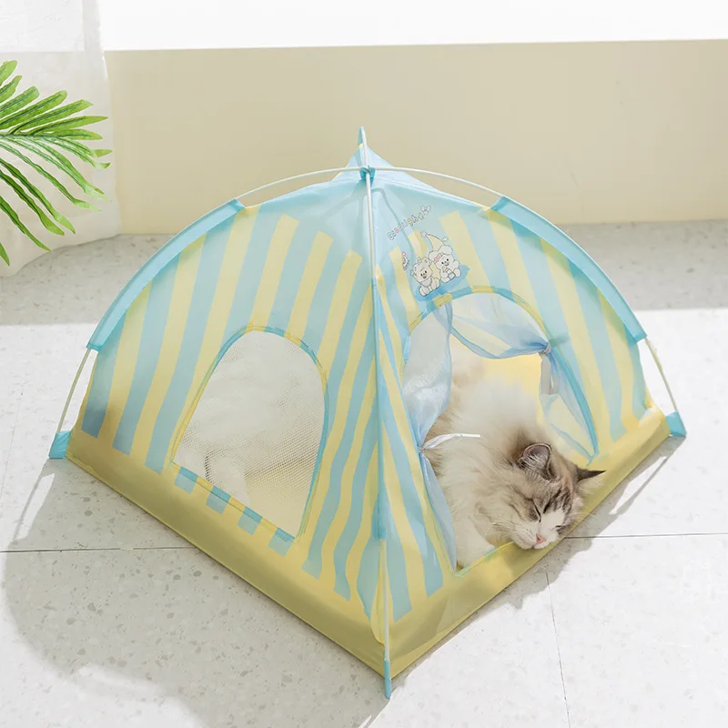 Casa de verano para gatos y perros pequeños – Colchoneta transpirable