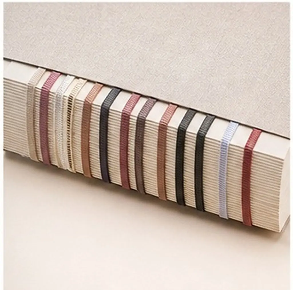 26Pcs Soft Cotton Bookbinding Headbands 11.8 Inch Versatile Endbands for DIY Binding Repair Creative Crafts Bookbinding