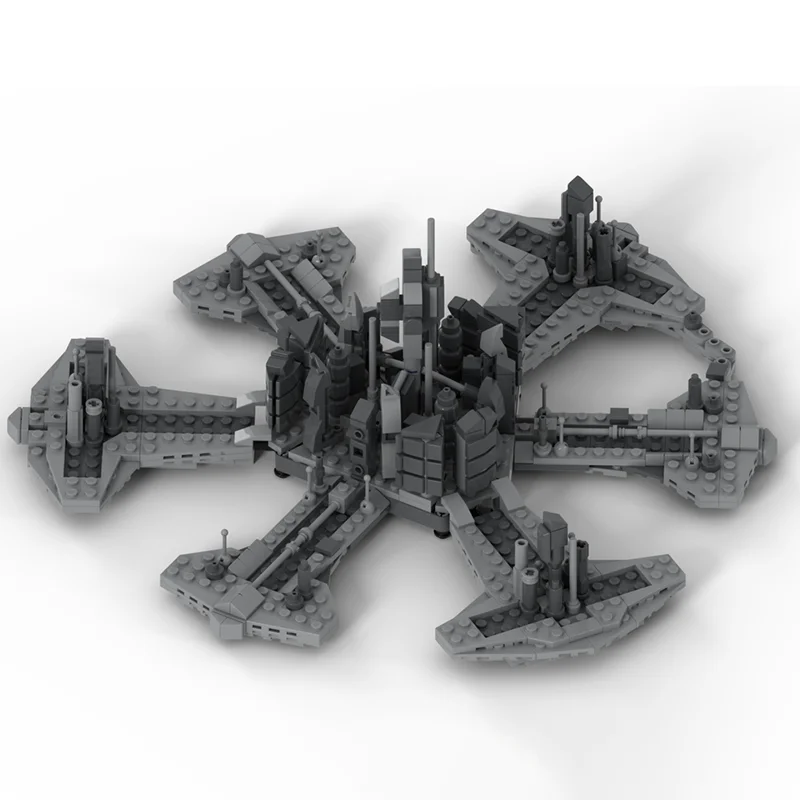 Blocs de construction Moc City of Atlantis, mini technologie, briques modulaires, modèle cadeaux, jouets de noël, ensembles de bricolage, assemblage