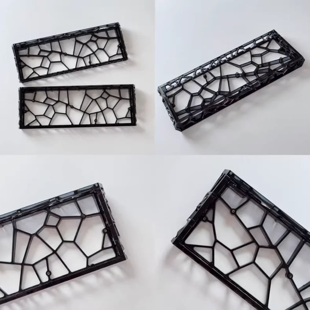 新しいホーリー 60 キーボードケース透明カスタム樹脂中空ケースアクリル GH60 キーボードシェル 60% ボード DIY アクセサリー Teclado ゲーム
