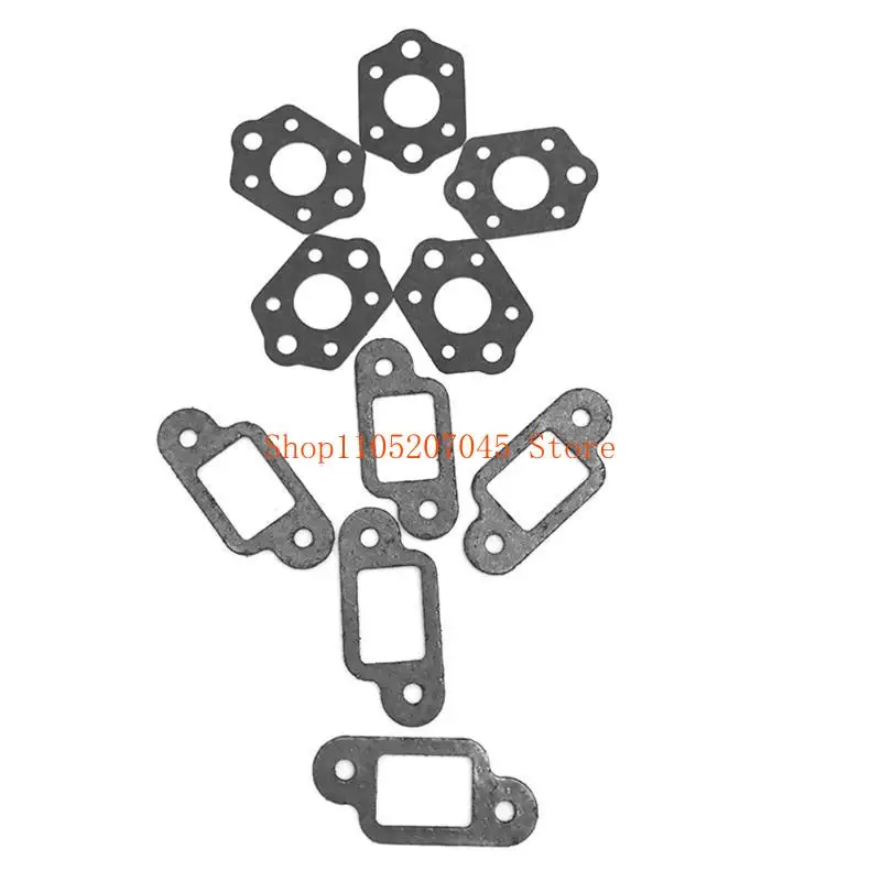 10Pcs Muffler Carburetor Gasket kit For 021 023 025 MS210 MS230 MS250 MS 210 230 250 Chainsaws Spare Parts #1123 129 090