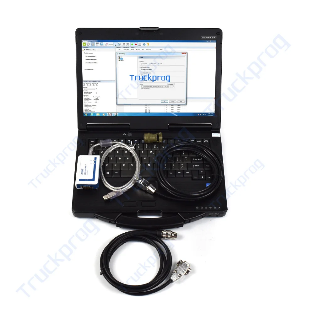 

CF53 laptop For MTU USB to CAN V2 COMPACT IXXAT Diagnostic tool MDEC ADEC Cable Diesel MTU DiaSys Truck Diagnostic tool