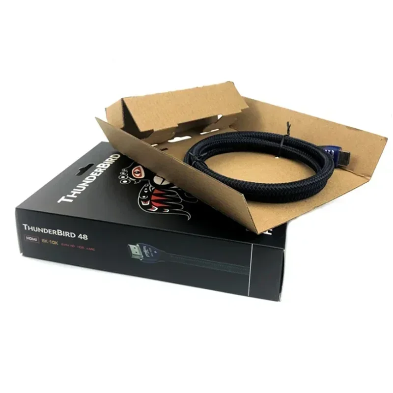 ThunderBird 48 Kabel HDMI AV TV Ultra HD Video HiFi Audio eARC Kabel HDMI 8K-10K 48 Gb/s 2.1 Kable HDMI