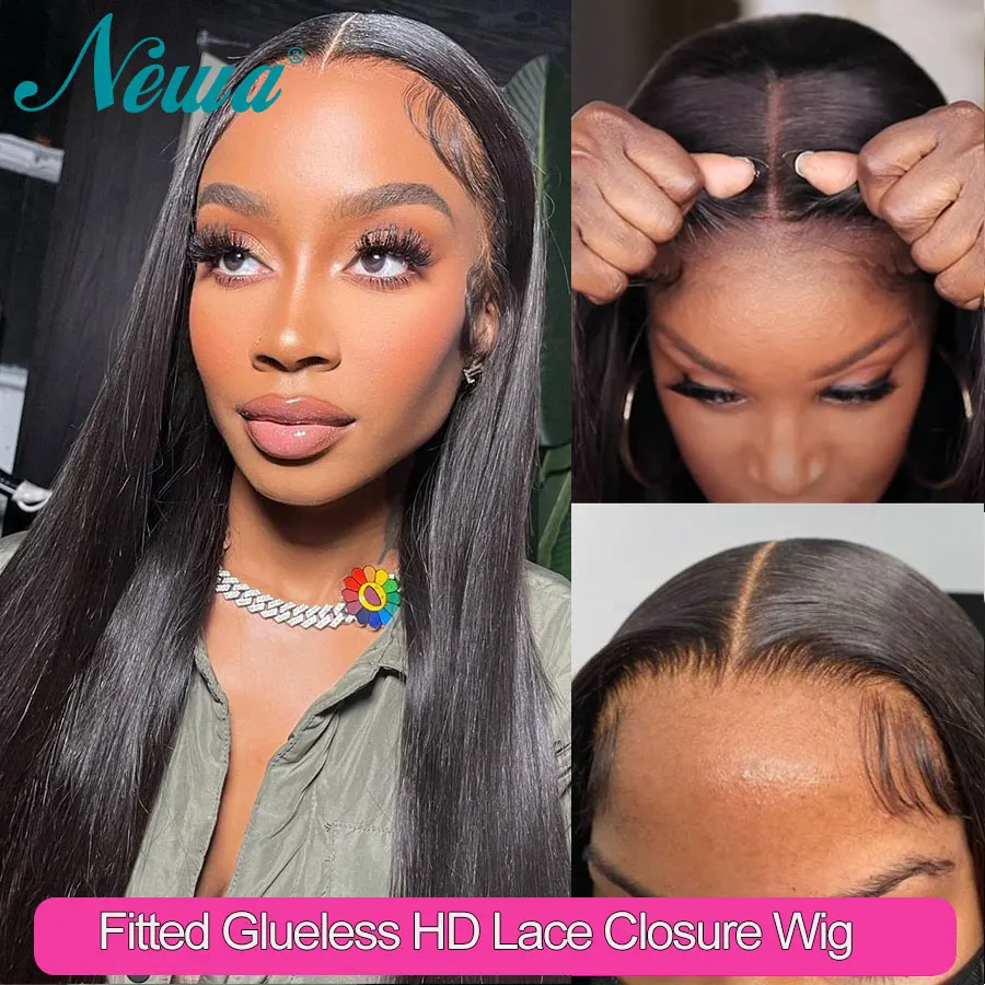 

SKINLIKE Real HD Lace Wigs Wear and Go Glueless Human Hair Wigs Straight 7x7 6x6 5X5 HD Lace Closure Wigs Invisible Lace Wigs