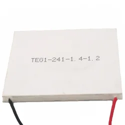 Thermoelectric Generator TEG1-241-1.4-1.2 Seebeck Power Generation Element Hot Side 54.4*54.4 mm Cold Side 54.4*57 mm