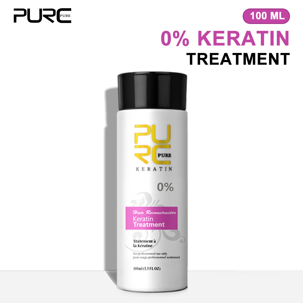 

PURC 0% Keratin Treatment Brazilian Smoothing Straighting Hair Care Salon Products 100ml