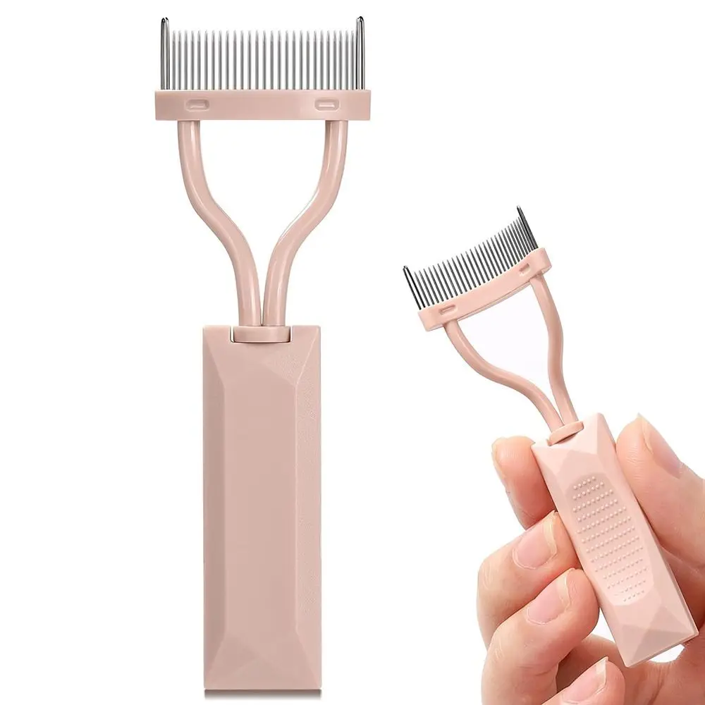 Portable Beauty Eyelash Comb Separator Personal Care Arc Designed Mascara Comb Applicator Universal Eye Cosmetic Brush
