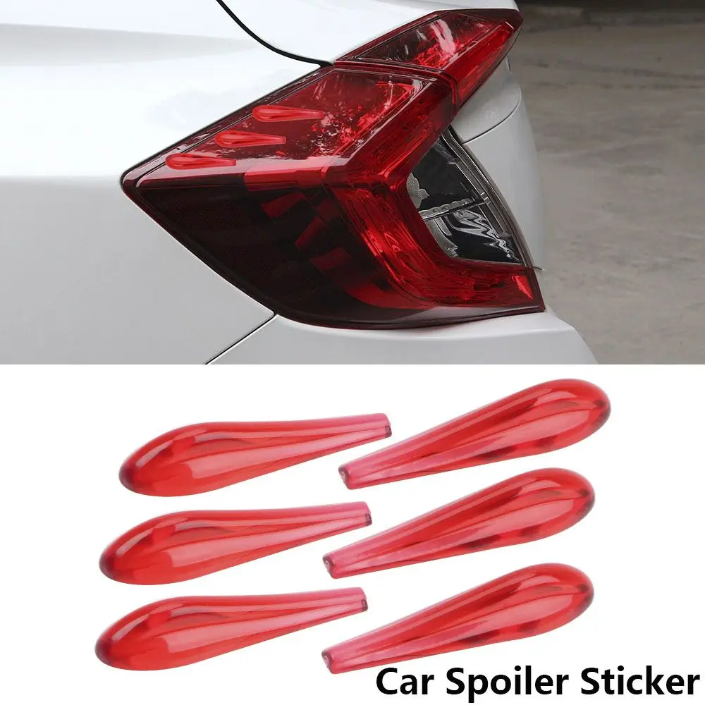 

Автомобильный Стайлинг, автомобильные аксессуары, акриловые внешние детали, наклейка на задний фонарь, наклейка воздушного потока, полоса для предотвращения столкновений, автомобильная наклейка