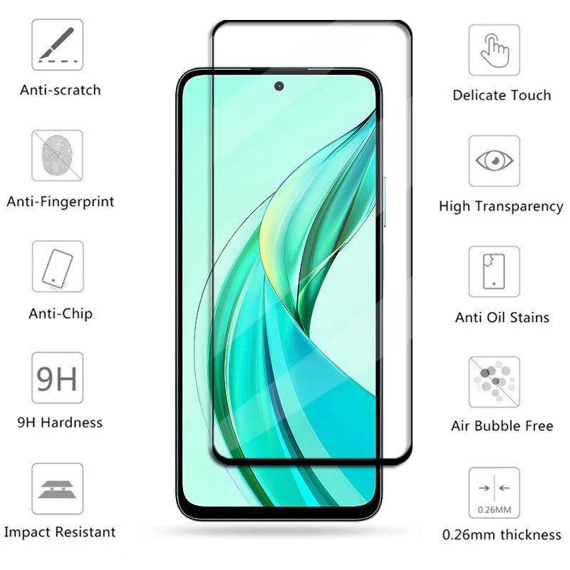 Pełne szkło ochronne dla Honor 90 Smart Tempered Glass Honor 90 Smart Screen Protector HD Protective Phone Lens Film Honor 90 Smart