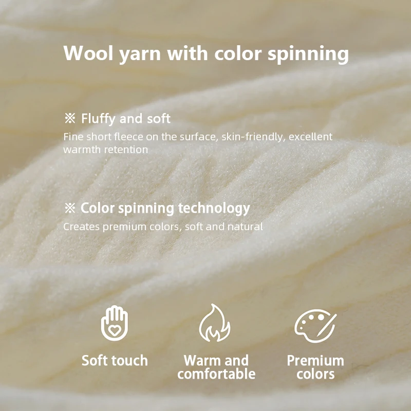 AMI Women's Sweater 2025 Autumn New Retro Solid Color Elegant Sweaters Ladies Versatile Long Sleeves Tops For Woman 12543205